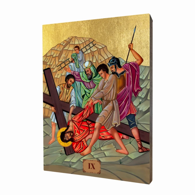 Hand-gilded Way of the Cross