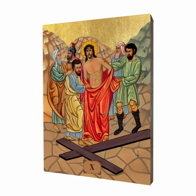 Hand-gilded Way of the Cross