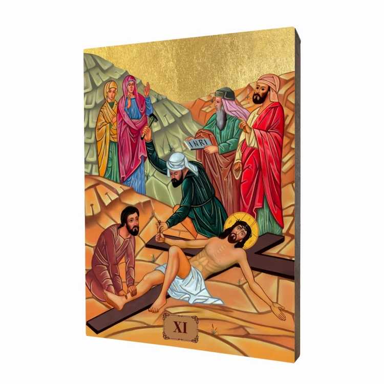 droga krzyżowa ikona art christiana stacja 11.jpg
