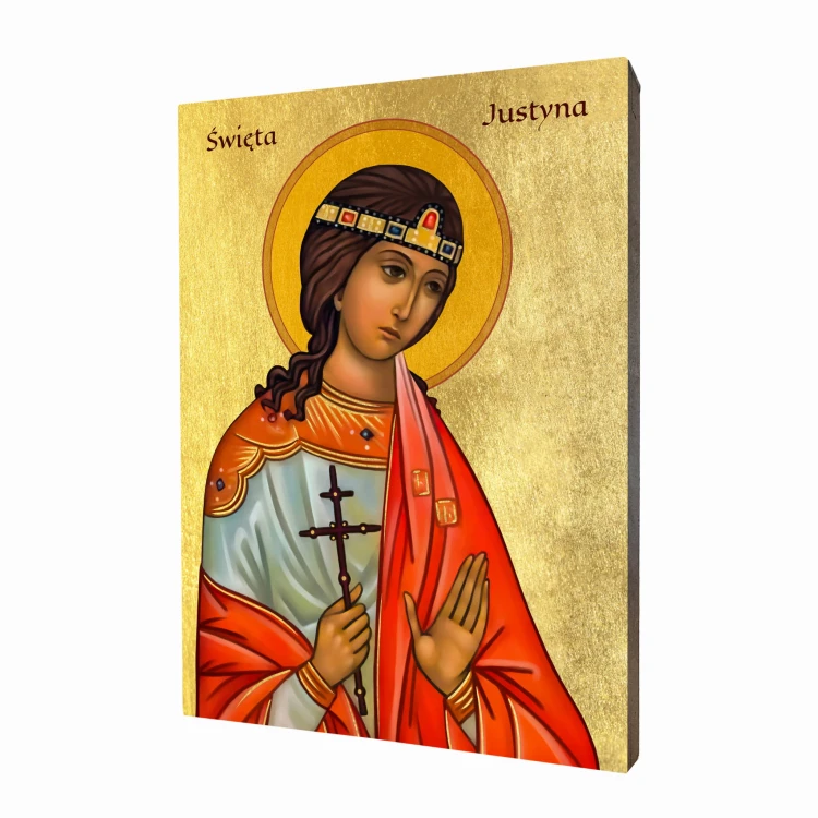 Ikone mit dem Bild der Heiligen Justina