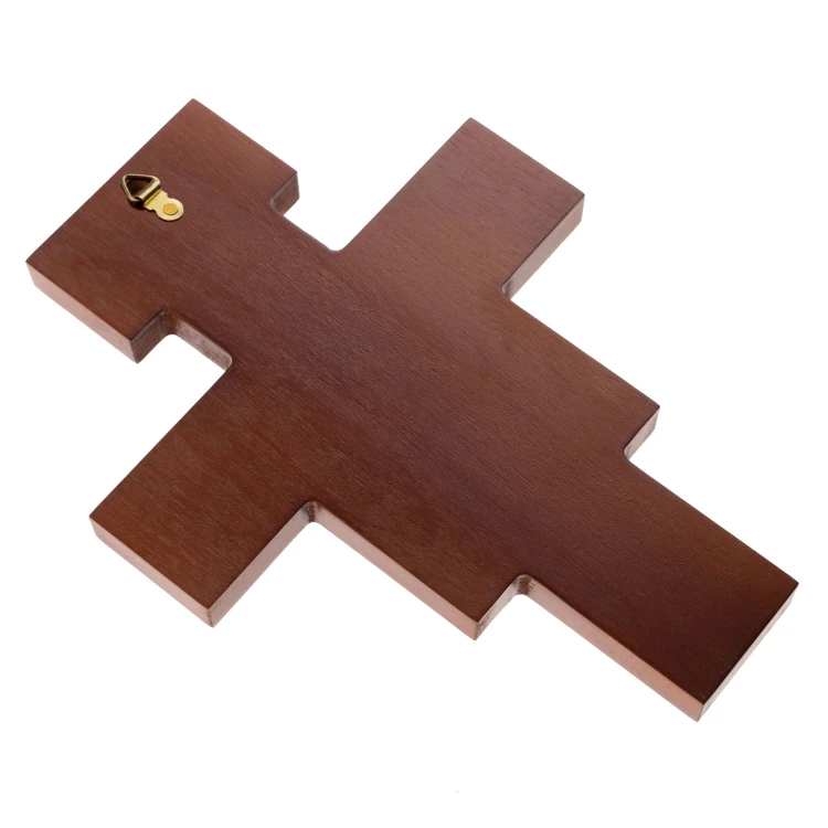 San Damiano - Franciscan Cross of Beech Wood, 13 cm