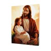The Lord Jesus and the Little Girl - Canvas Image