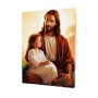 The Lord Jesus and the Little Girl - Canvas Image