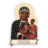 Religious sticker with Our Lady of Czestochowa