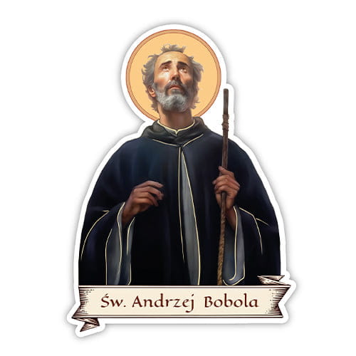 St. Andrew Bobola - Patron of Poland, sticker.