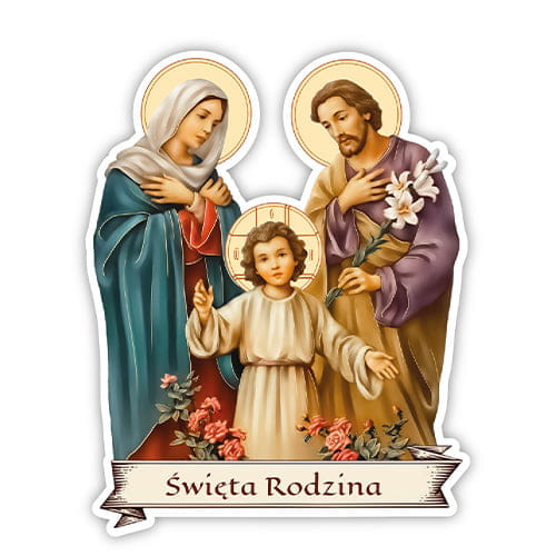 Naklejka religijna - Święta Rodzina