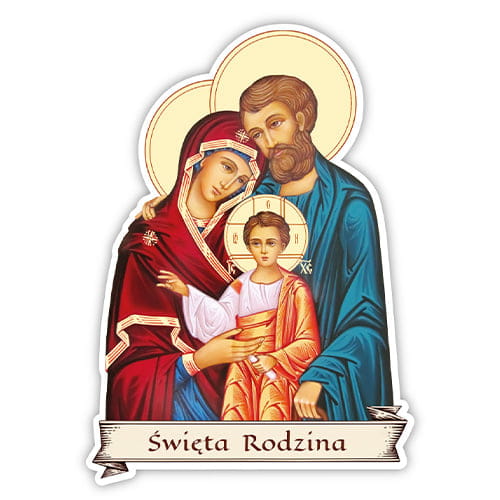 Holy Family Sticker - Celebrate the Heart of Your Home