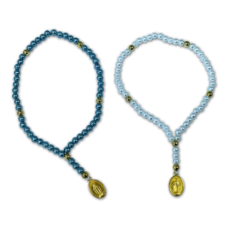 Pearl Rosary with Our Lady Immaculate