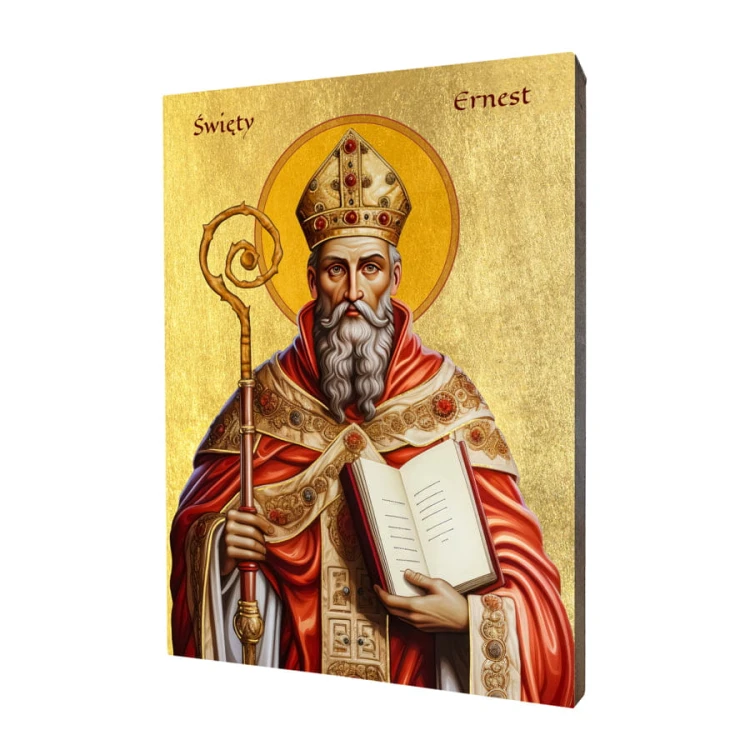 St. Ernest Icon on Linden Board