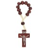 Wooden Decade Rosary on String - Elegance in Devotion