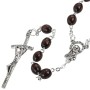 Black and Brown Wooden Rosary