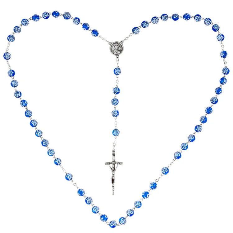 Elegant Blue and Pink Rosaries - Tradition Meets Modernity