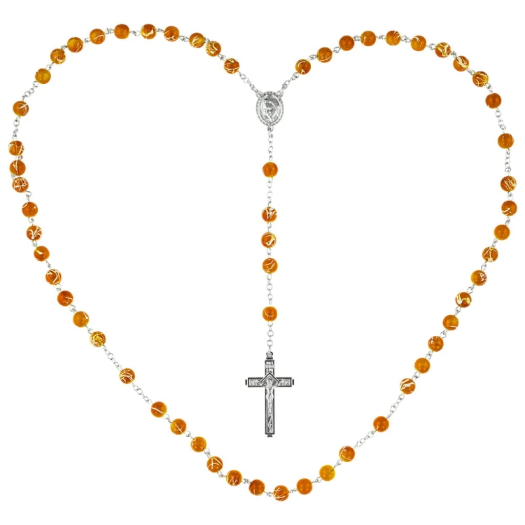 Elegant Multi-Colored Rosary - Classic Meets Contemporary