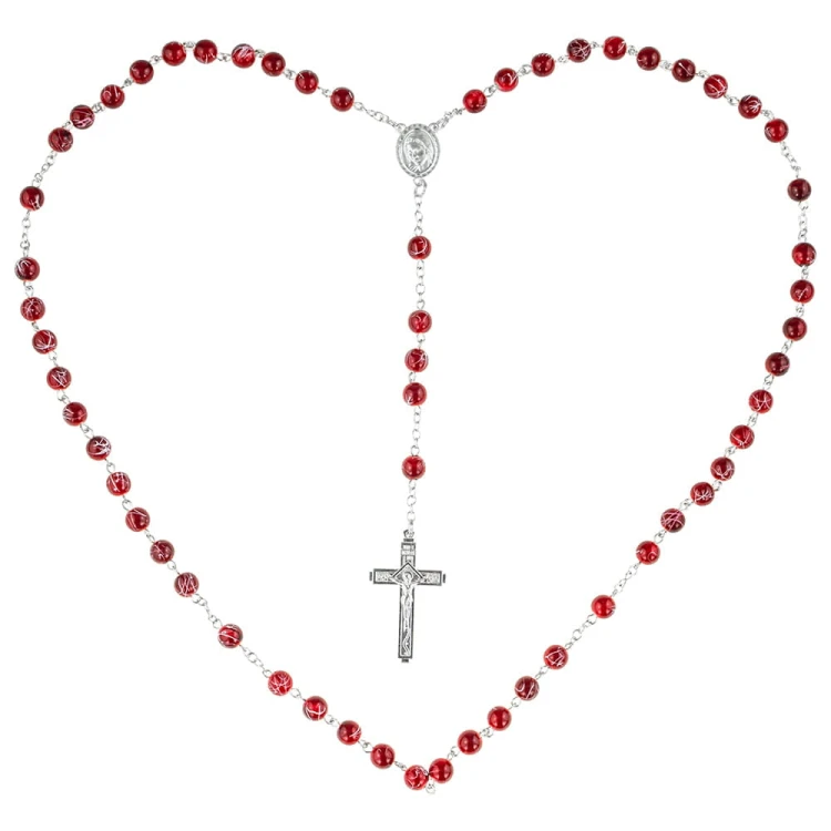 Elegant Multi-Colored Rosary - Classic Meets Contemporary