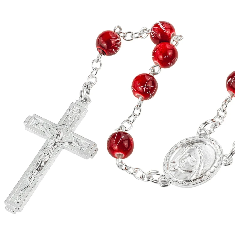 Elegant Multi-Colored Rosary - Classic Meets Contemporary