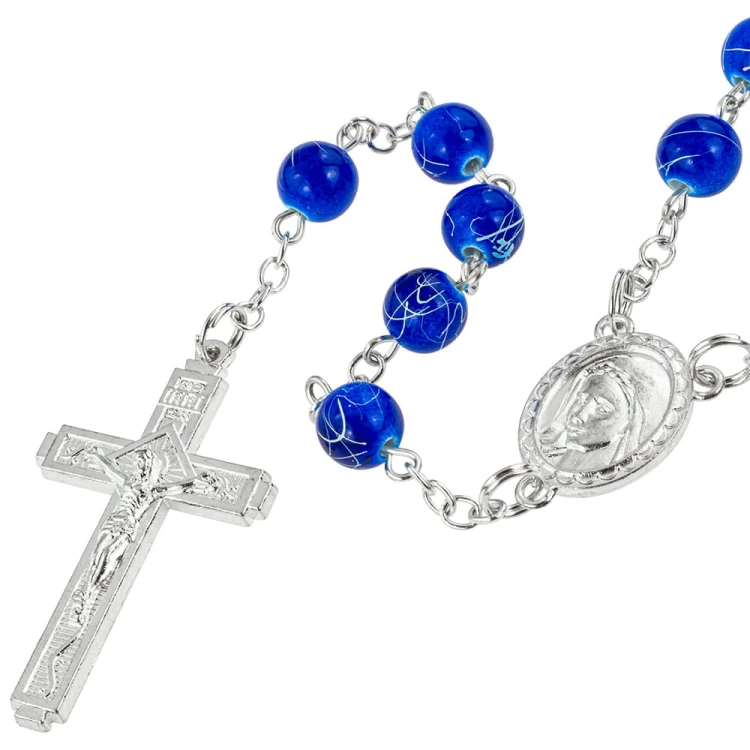 Elegant Multi-Colored Rosary - Classic Meets Contemporary