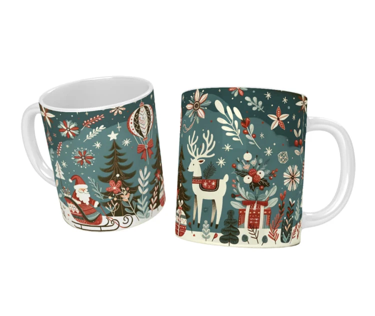 Art Christiana Christmas Ceramic Mug - Perfect Gift