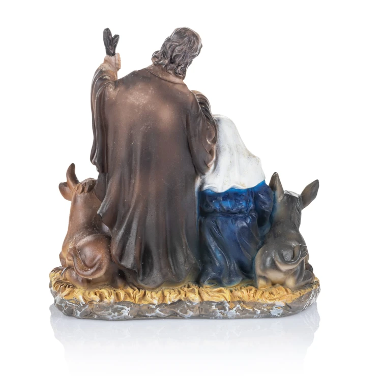 Nativity scene with the Holy Family - Christmas decoration.