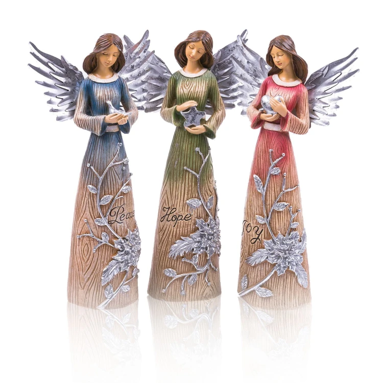 Angels of Peace, Hope and Joy - Christmas Figurines