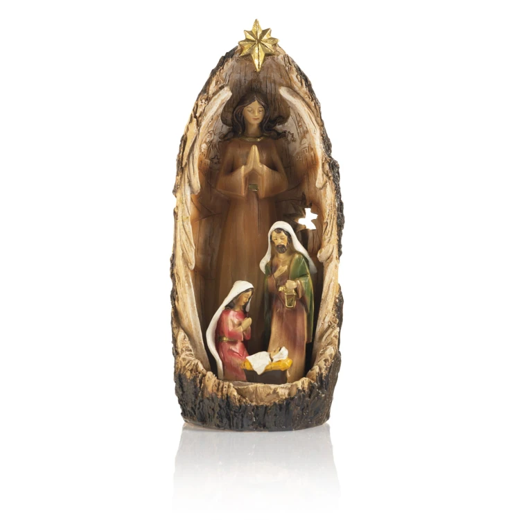 Christmas Crib, Angel, Holy Family