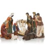 Weihnachtskrippe - Set mit 11 Figuren