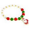 Colorful Christmas Bracelet with Santa Claus