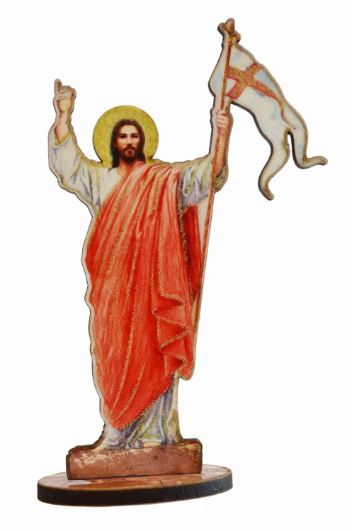 Drewniana figurka Zmartwychwstałego Chrystusa.jpg