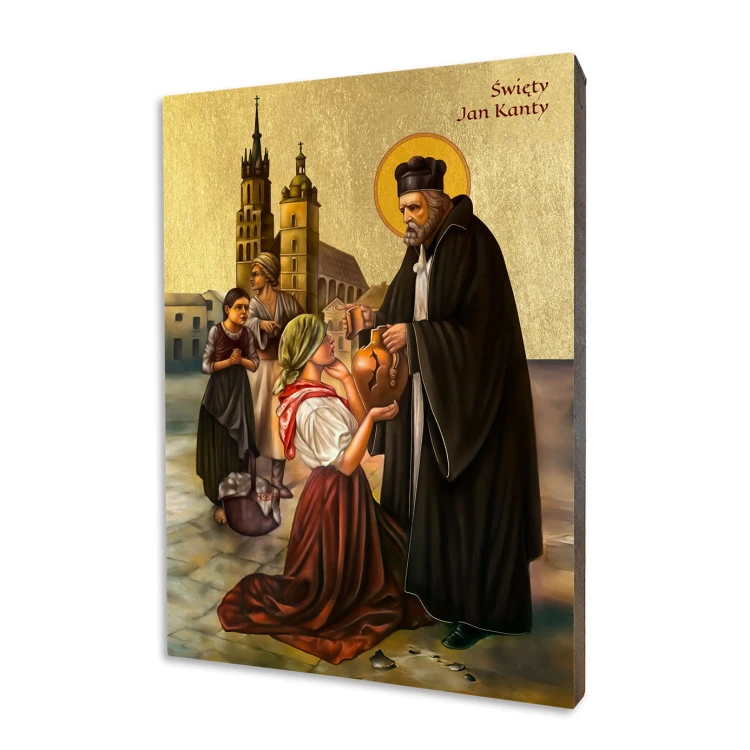 Icon of Saint John Cantius on Lime Wood