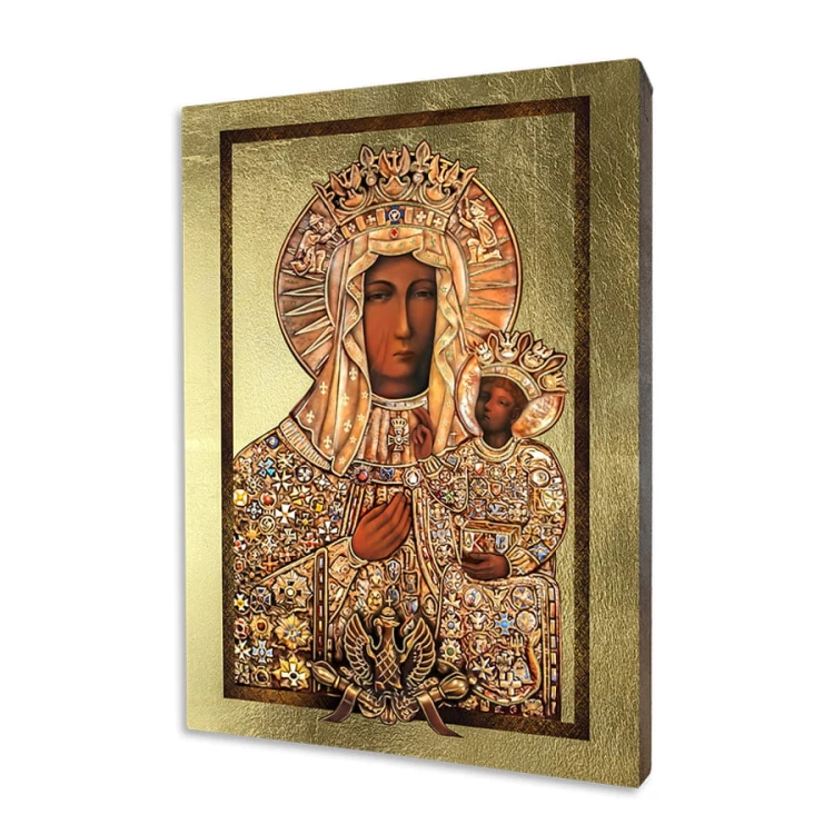 Icon of Our Lady of Częstochowa in the Hetman's Cloak – Art Christiana