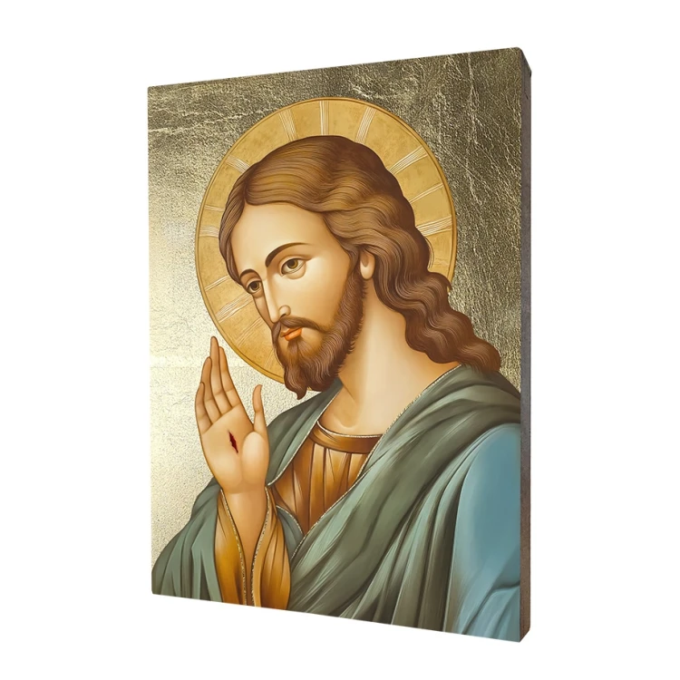 Ikone „Christus der Segen spendet“ – Sakrale Kunst mit tief spiritueller Botschaft