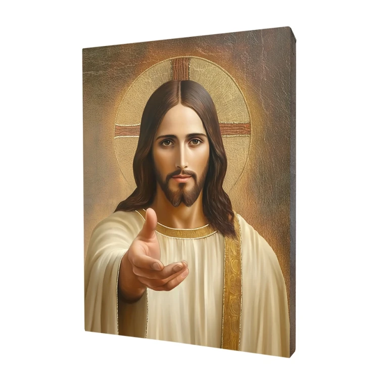 Religiöse Ikone „Jesus – Ich bin der Weg“