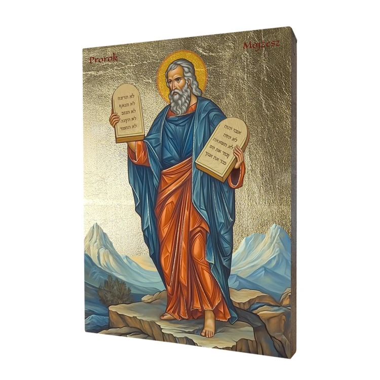 Ikona Religijna Prorok Mojżesz