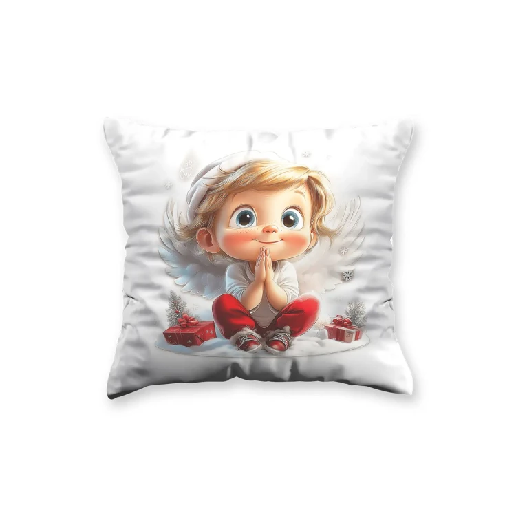 Christmas Children's Pillow with Colorful Print