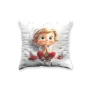 Christmas Children's Pillow with Colorful Print