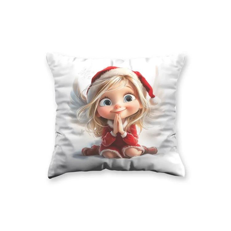 Christmas Children's Pillow with an Angel
