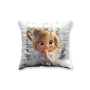 Christmas Children's Pillow with an Angel in White