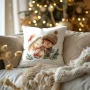Christmas Pillow for Kids with a Lantern Motif