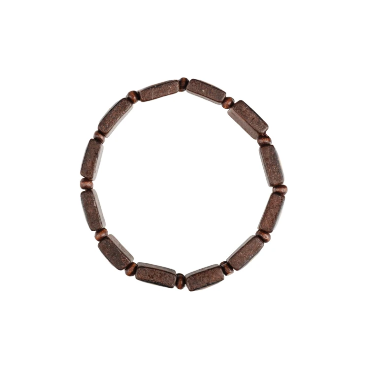 Drewniana bransoletka ze świętym Benedyktem