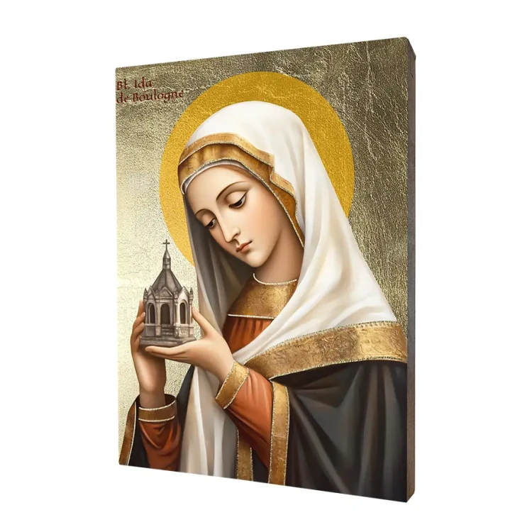 Ikone der Seligen Ida von Boulogne