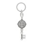 Saint Benedict Key-Shaped Keychain – Symbol of Protection and Faith