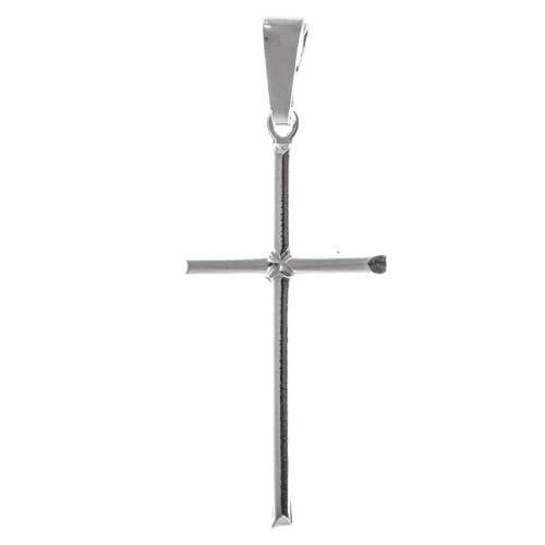 Silver Cross Pendant 925 – Minimalist Elegance