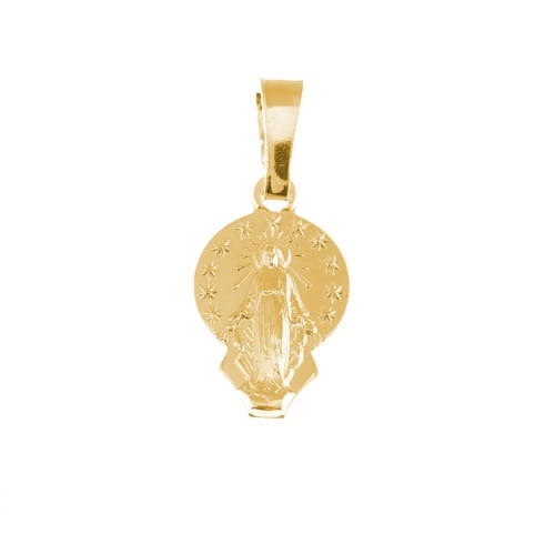 Miraculous Medal – Gold-Plated 925 Sterling Silver