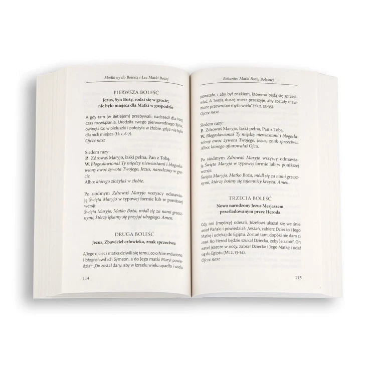 Modlitwy do Boleści i Łez Matki Bożej