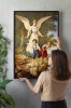 Schutzengel mit Kindern – religiöses Poster