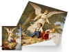 Schutzengel mit Kindern – religiöses Poster