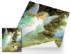Schutzengel über einem Kind – religiöses Poster