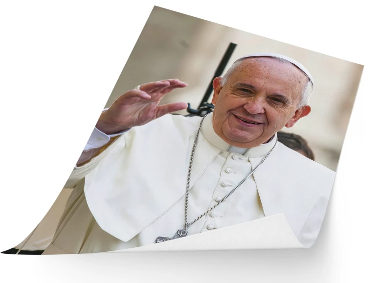 Papież Franciszek – plakat religijny