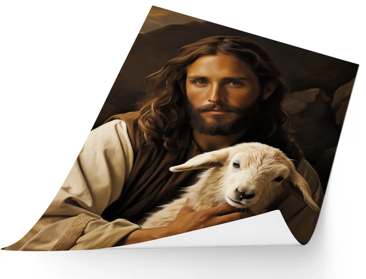 Jesus the Good Shepherd – Religious Poster