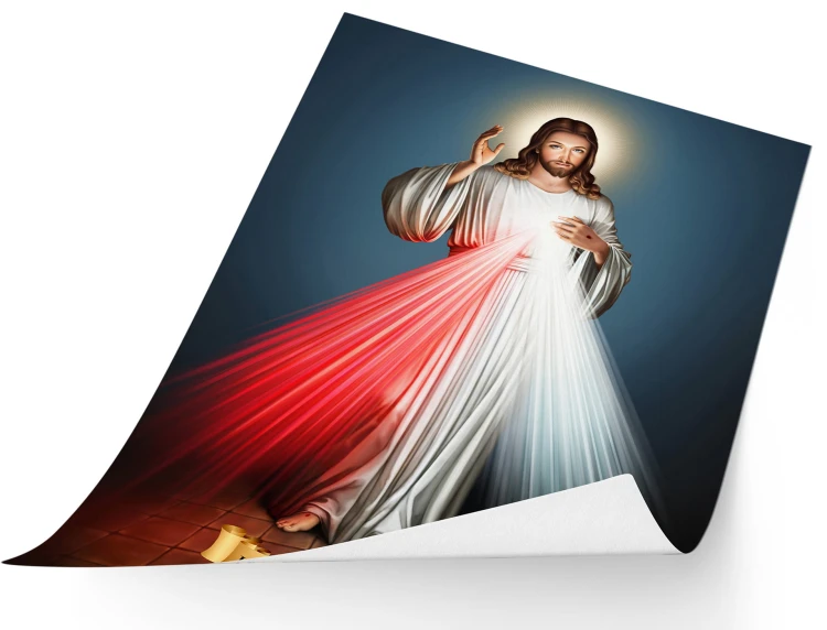 Barmherziger Jesus – Jesus, ich vertraue auf Dich – religiöses Poster