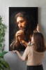 Jesus im Gebet – religiöses Poster